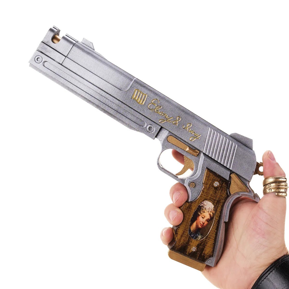 Ebony And Ivory Pistols Prop Replica From Devil May Cry By Blasters4Masters 8