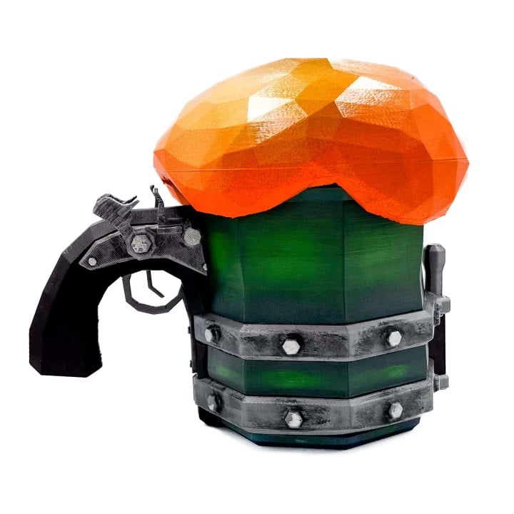 Flintlocke's Delight Mug replica prop Deep Rock Galactic collectable