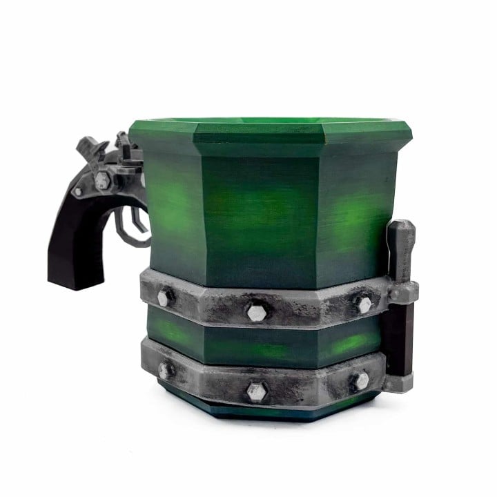 Flintlocke's Delight Mug replica prop Deep Rock Galactic collectable
