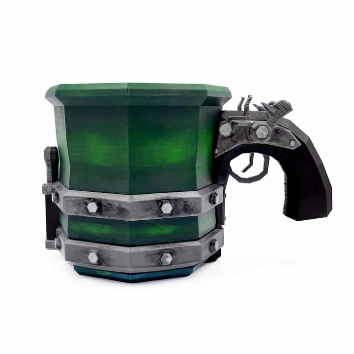 Flintlocke's Delight Mug replica prop Deep Rock Galactic collectable