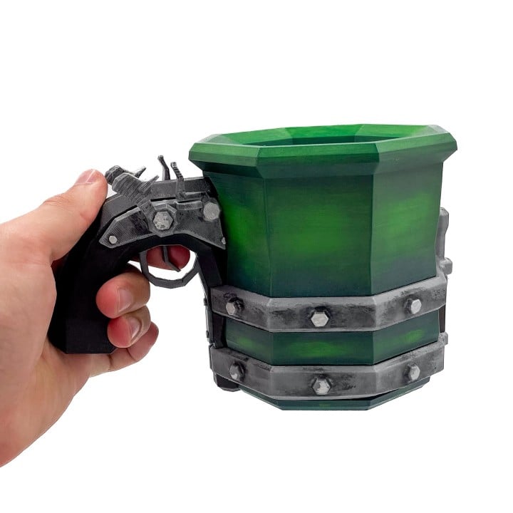 Flintlocke's Delight Mug replica prop Deep Rock Galactic collectable