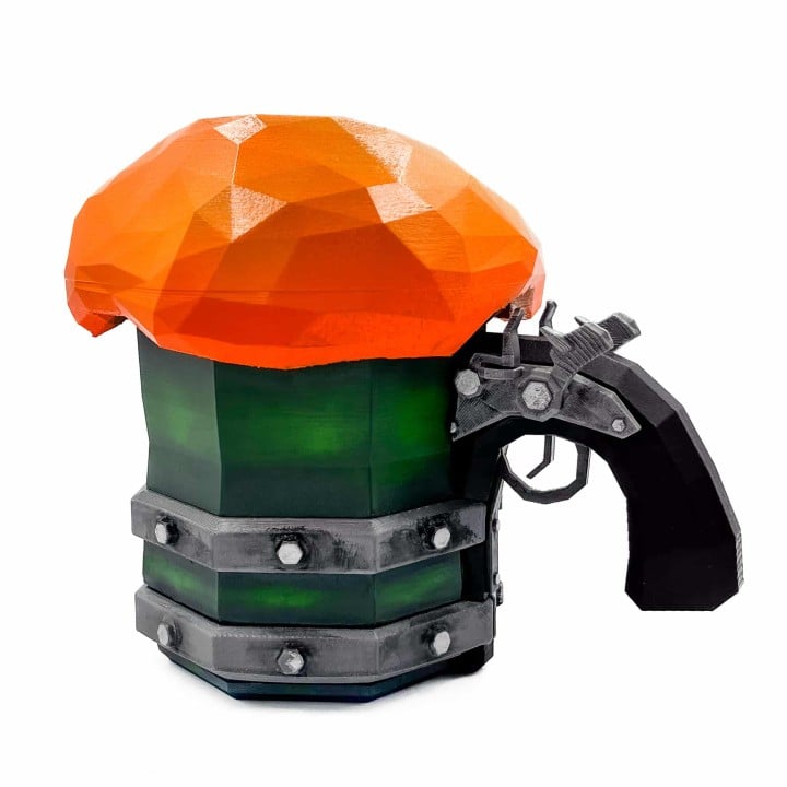 Flintlocke's Delight Mug replica prop Deep Rock Galactic collectable