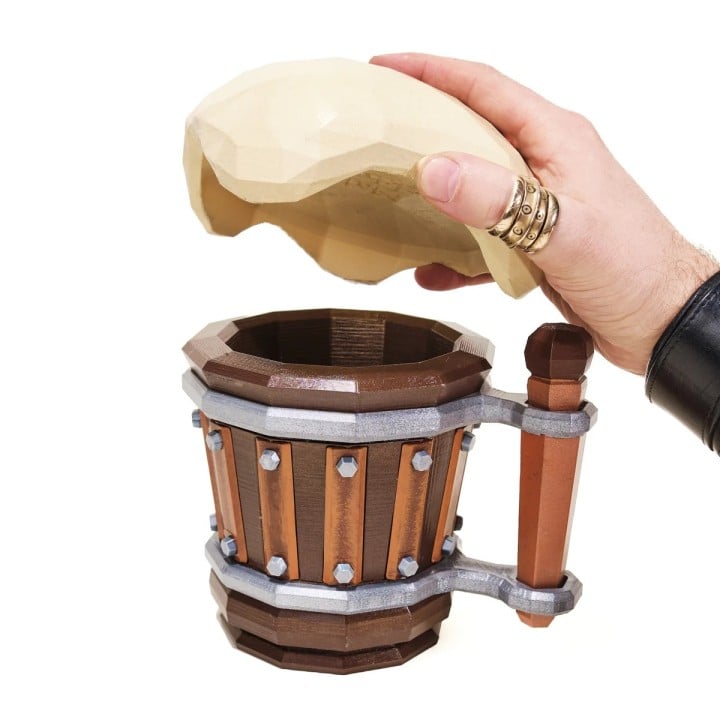 Malt Rockbearer Mug Replica Prop From Deep Rock Galactic By Blasters4Masters 10