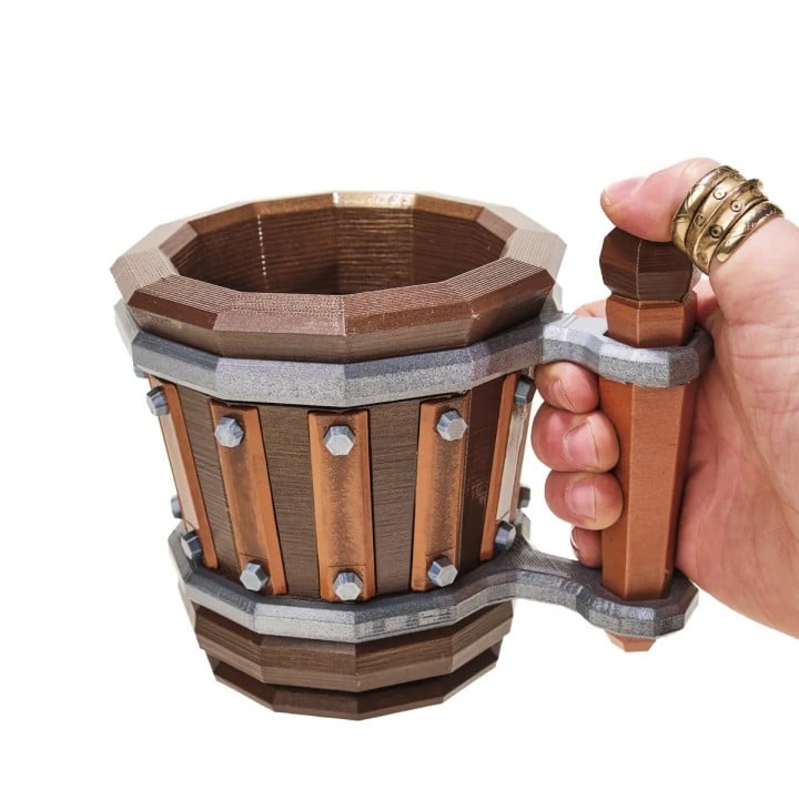 Malt Rockbearer Mug Replica Prop From Deep Rock Galactic By Blasters4Masters 8