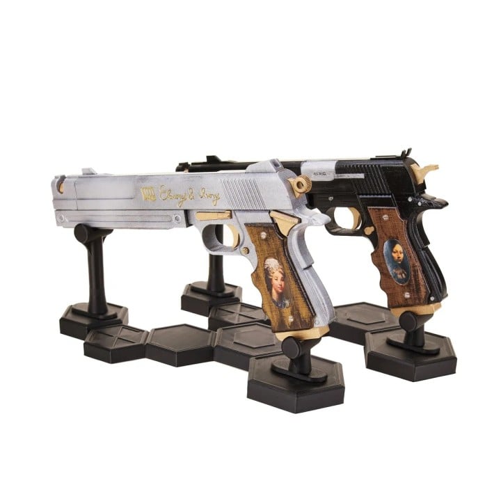 Ebony And Ivory Pistols Prop Replica From Devil May Cry By Blasters4Masters 20