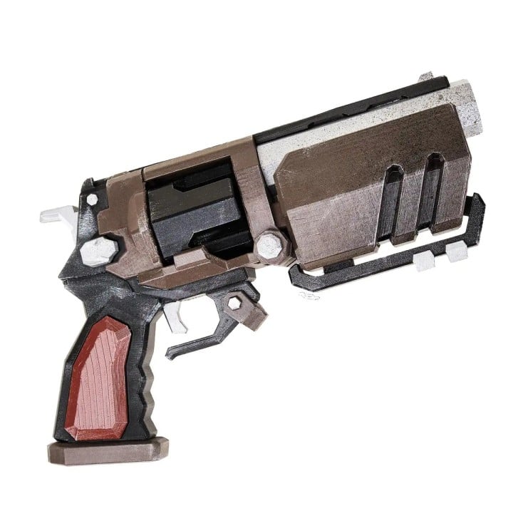 Bulldog Heavy Revolver Pistol Replica Prop From Deep Rock Galactic By Blasters4Masters 9