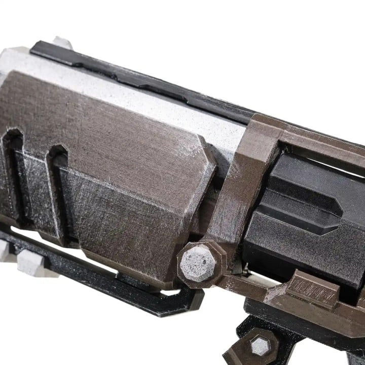 Bulldog Heavy Revolver Pistol Replica Prop From Deep Rock Galactic By Blasters4Masters