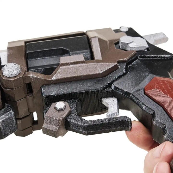 Bulldog Heavy Revolver Pistol Replica Prop From Deep Rock Galactic By Blasters4Masters 6