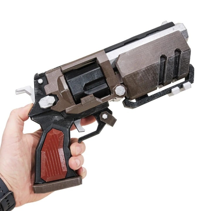 Bulldog Heavy Revolver Pistol Replica Prop From Deep Rock Galactic By Blasters4Masters 2
