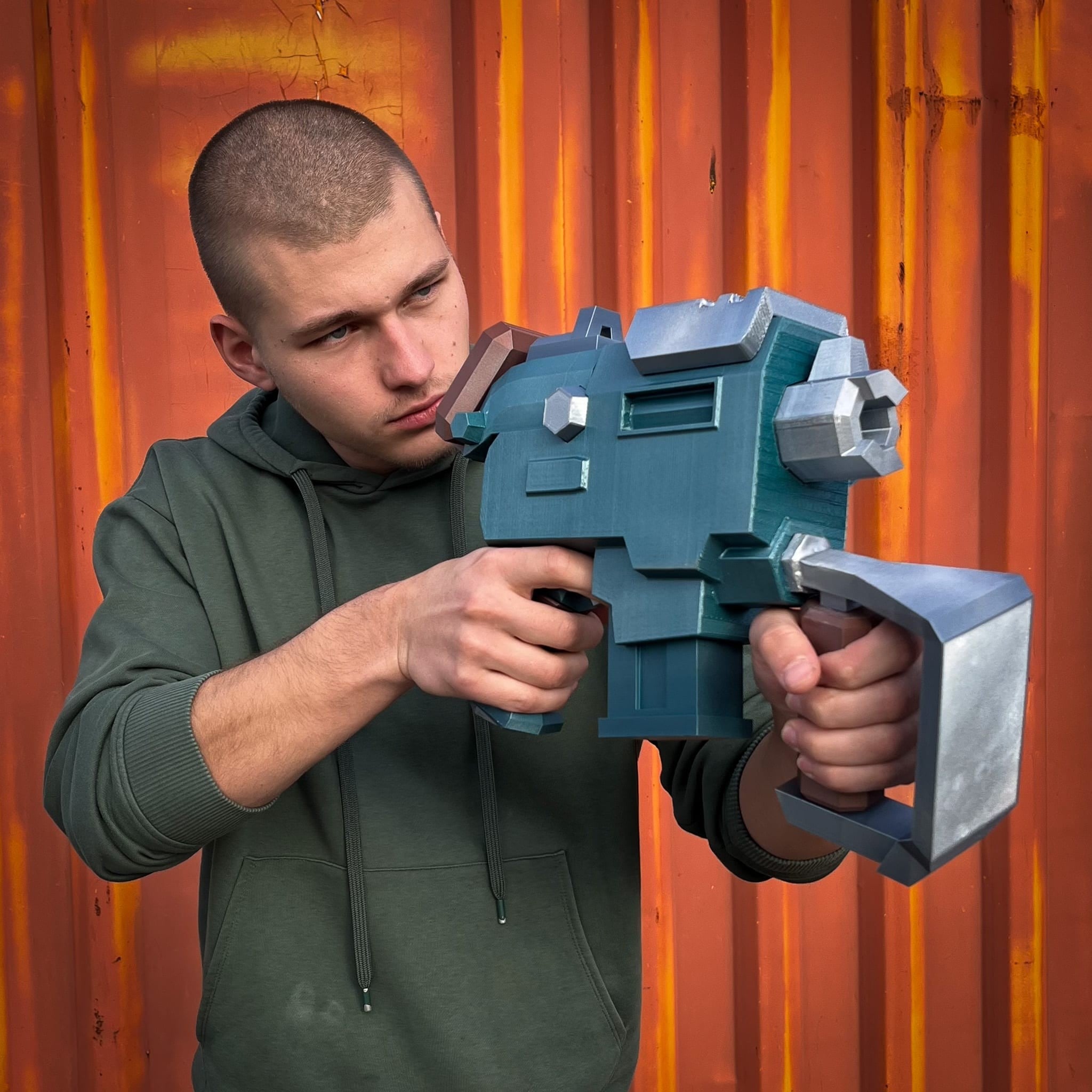 Stubby Voltaic SMG prop replica Deep Rock Galactic by Blasters4Masters