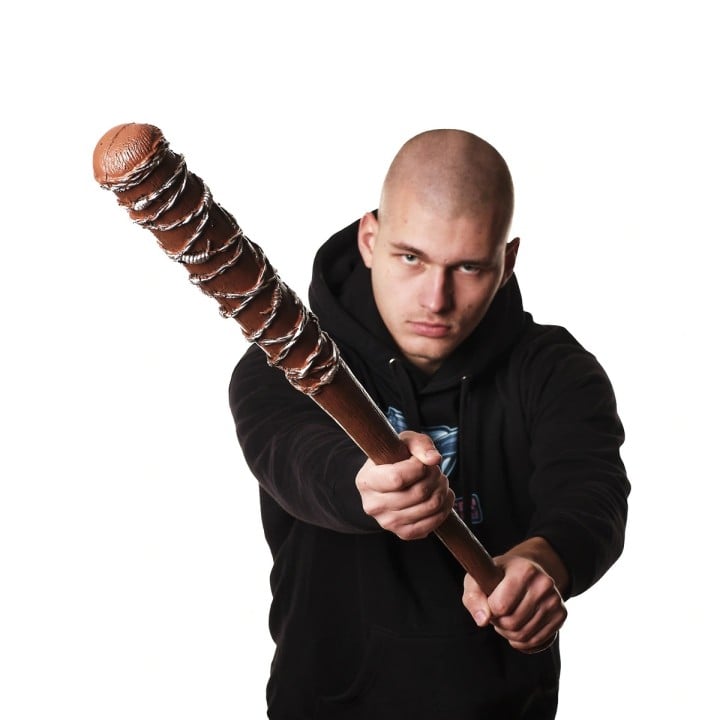 Negans Baseball Bat Lucille Replica Prop From The Walking Dead By Blasters4Masters 3