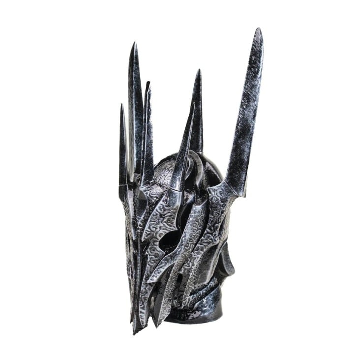 Saurons Helmet Sculpture Replica Prop From The Lord Of The Rings By Blasters4Masters