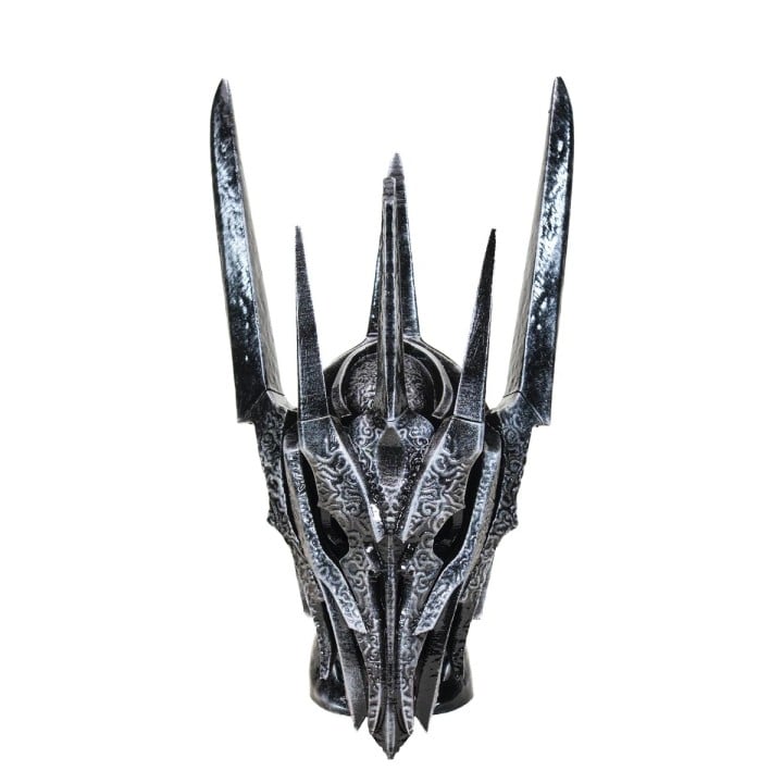 Saurons Helmet Sculpture Replica Prop From The Lord Of The Rings By Blasters4Masters 1
