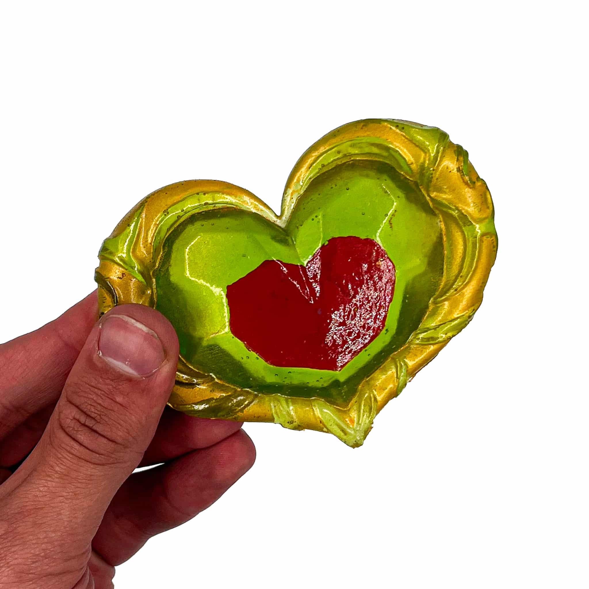 Custom-made Piece of Heart from Zelda - Exquisite, Hand-Painted Prop.