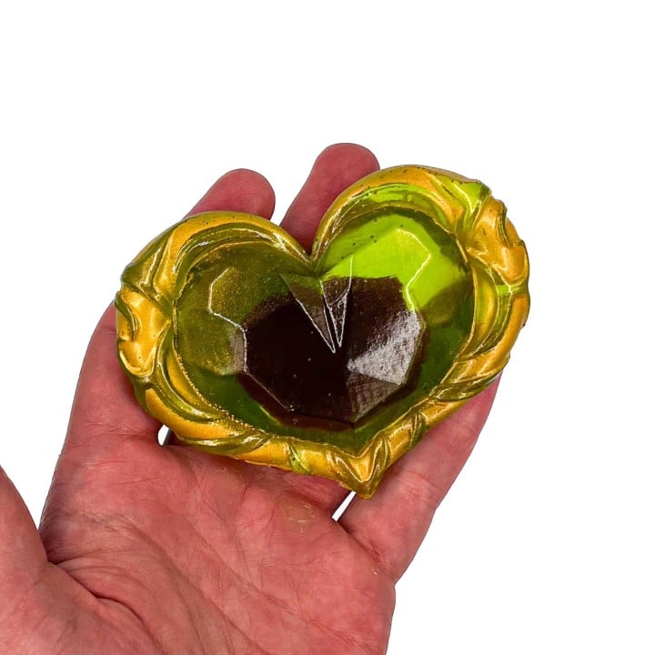 Custom-made Piece of Heart from Zelda - Exquisite, Hand-Painted Prop.