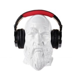 Kratos Head Headphone Stand replica prop from God of War by Blasters4Masters
