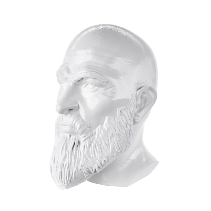 Kratos Head Headphone Stand replica prop from God of War by Blasters4Masters