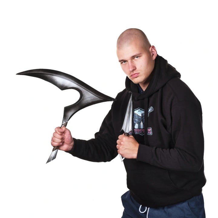 Akali Kama Kunai Replica Prop From League Of Legends By Blasters4Masters 2