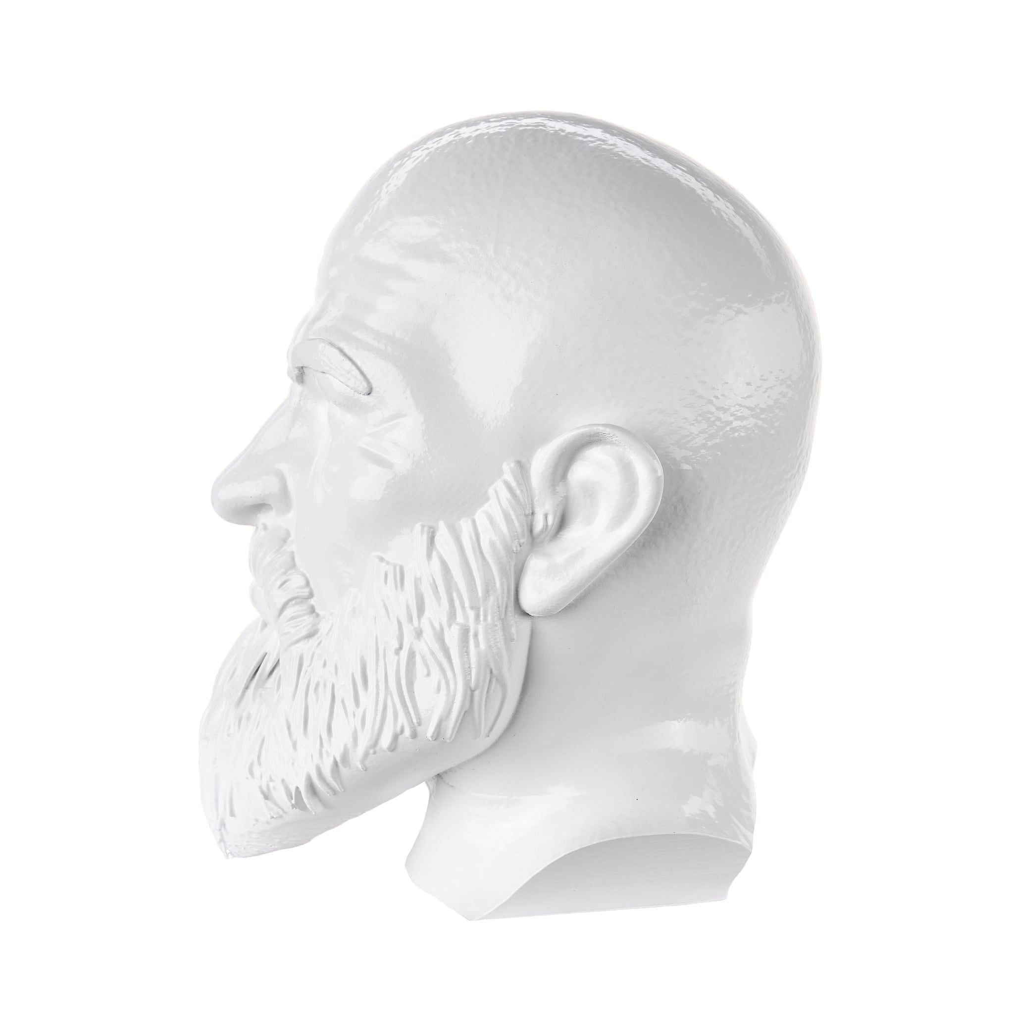 Kratos Head Headphone Stand replica prop from God of War by Blasters4Masters