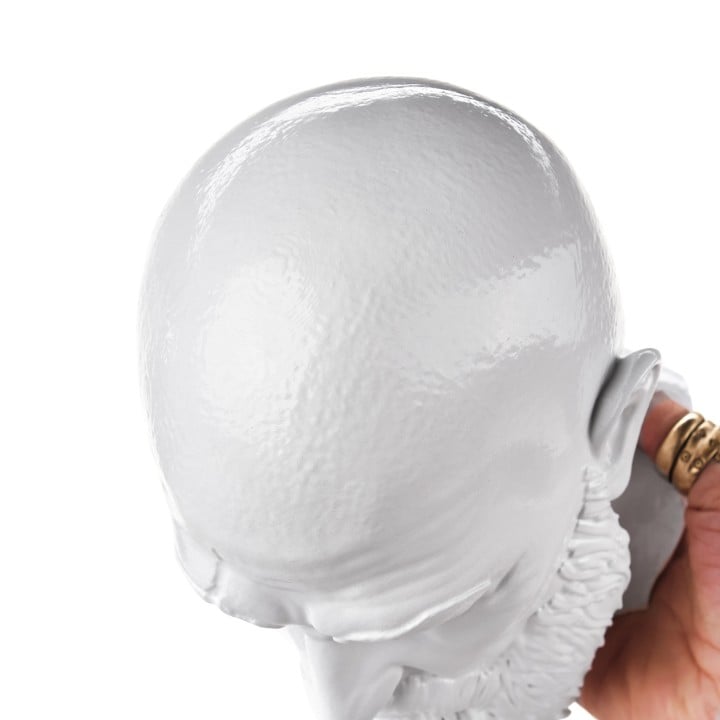 Kratos Head Headphone Stand replica prop from God of War by Blasters4Masters