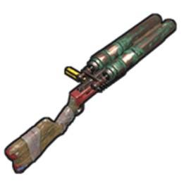 Double Barrel Shotgun prop replica Rust