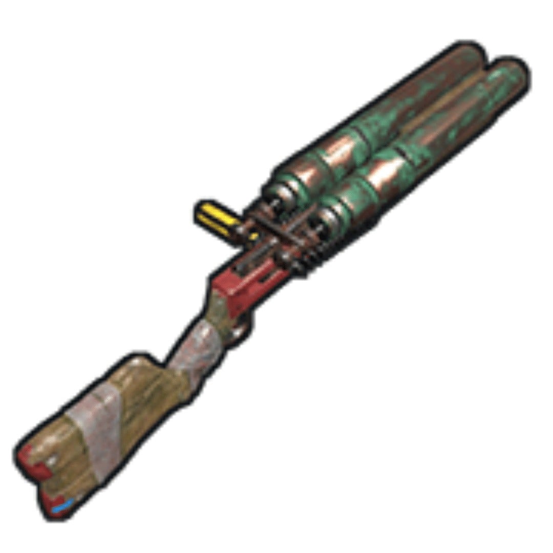 Double Barrel Shotgun prop replica Rust