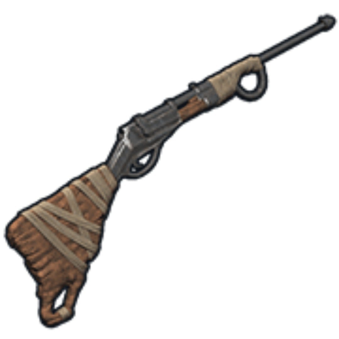 Bolt Action Rifle prop replica Rust