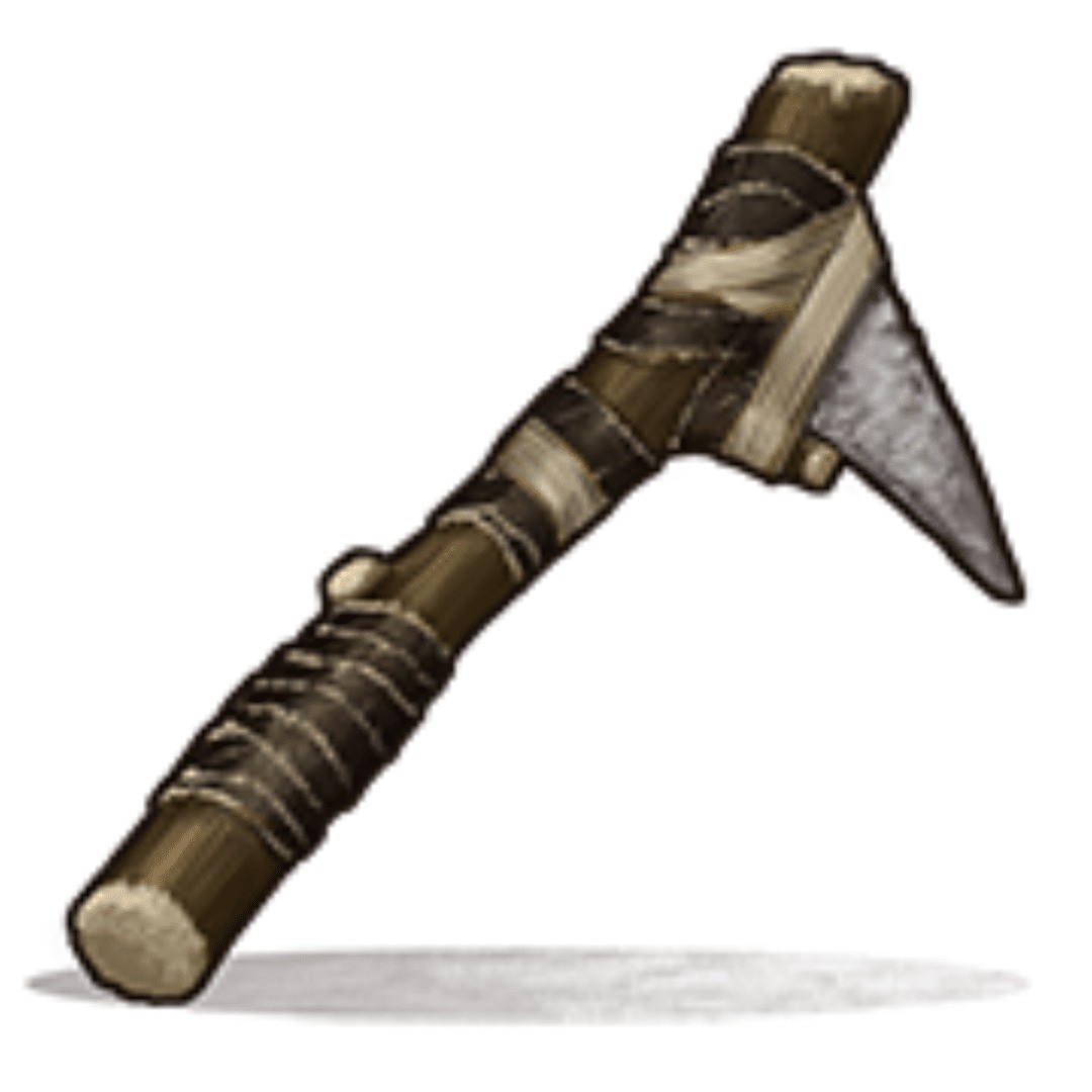 Stone Pickaxe prop replica Rust