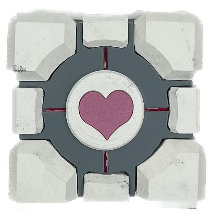 Weighted Companion cube prop replica By Blasters4masters (