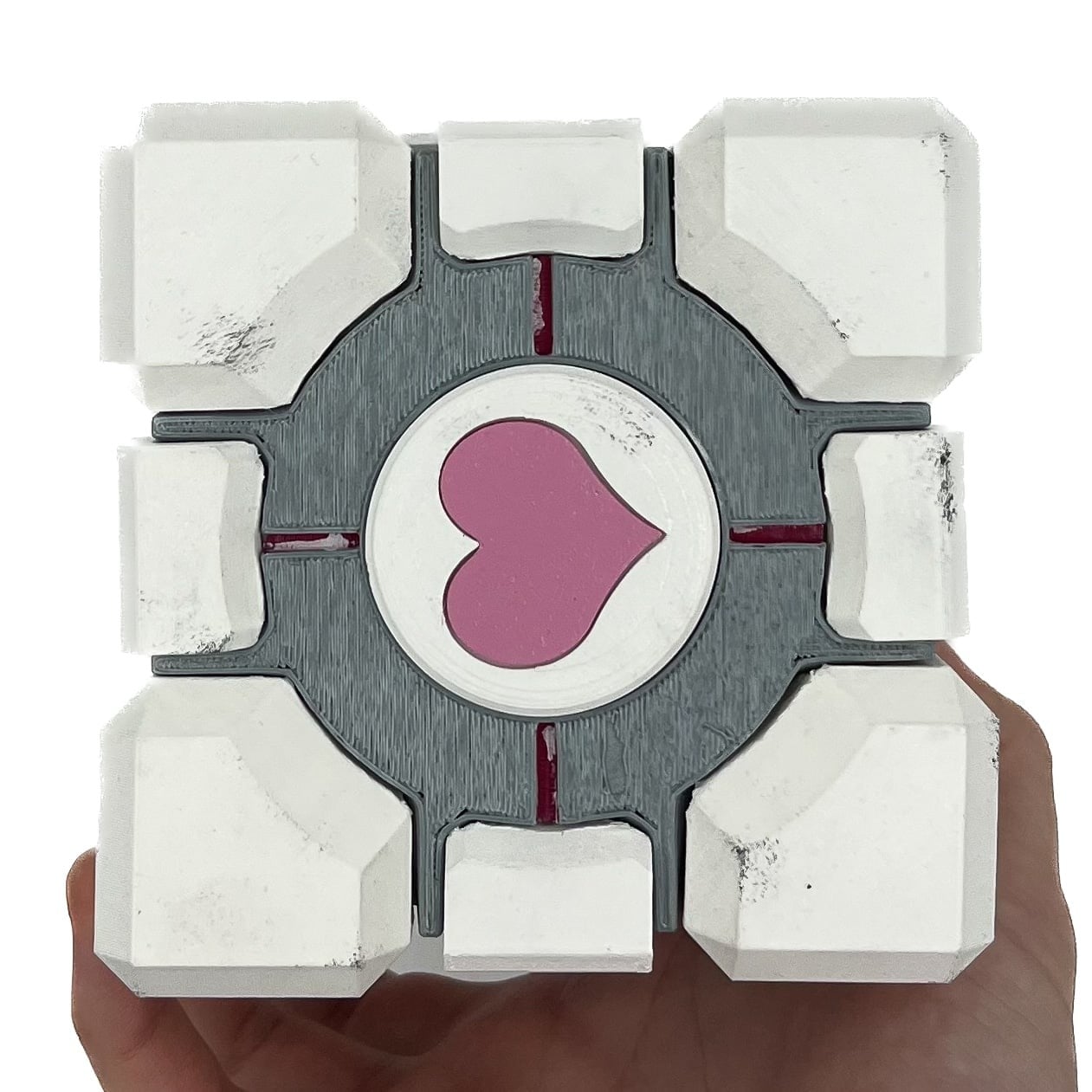 Weighted Companion cube prop replica By Blasters4masters (