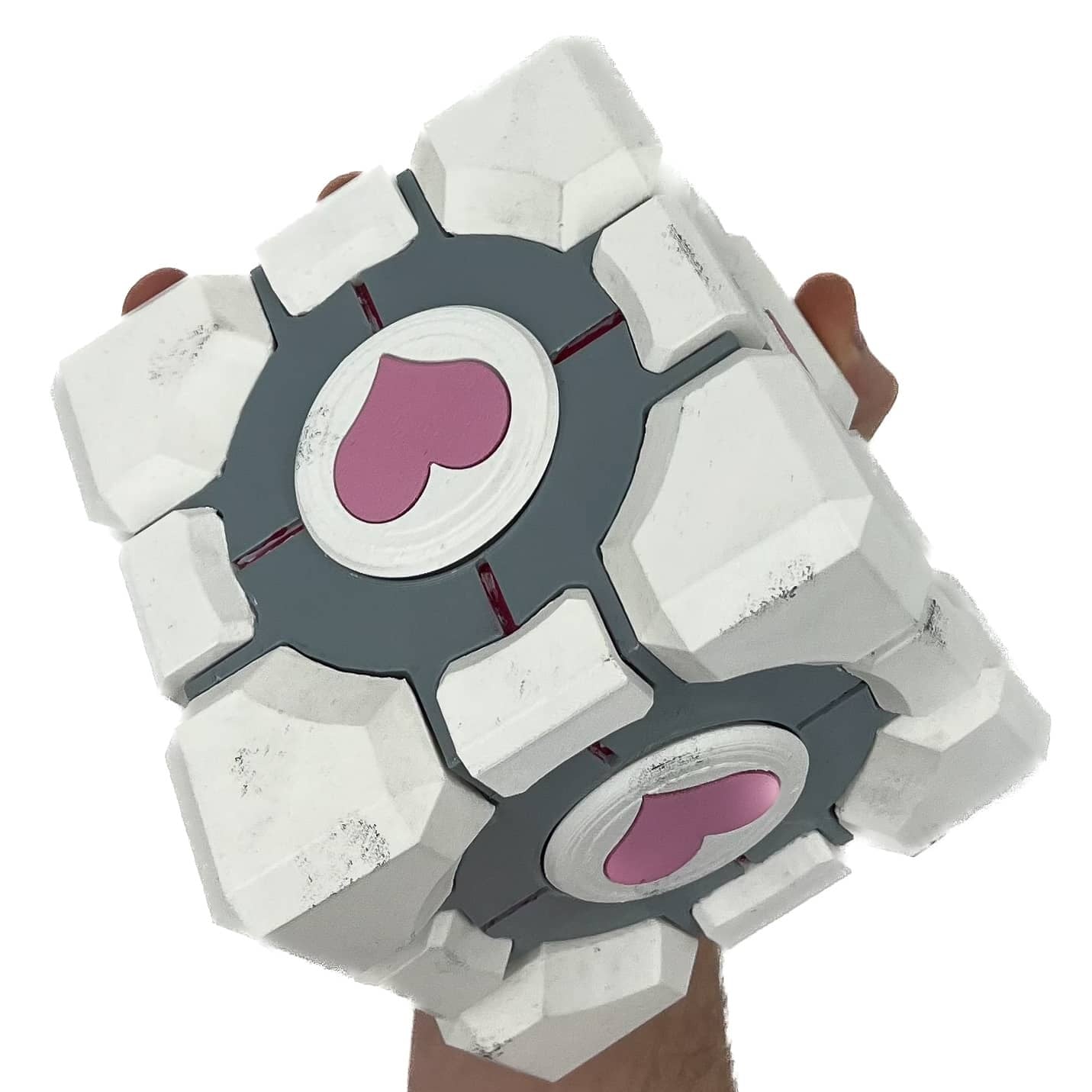 Weighted Companion cube prop replica By Blasters4masters (
