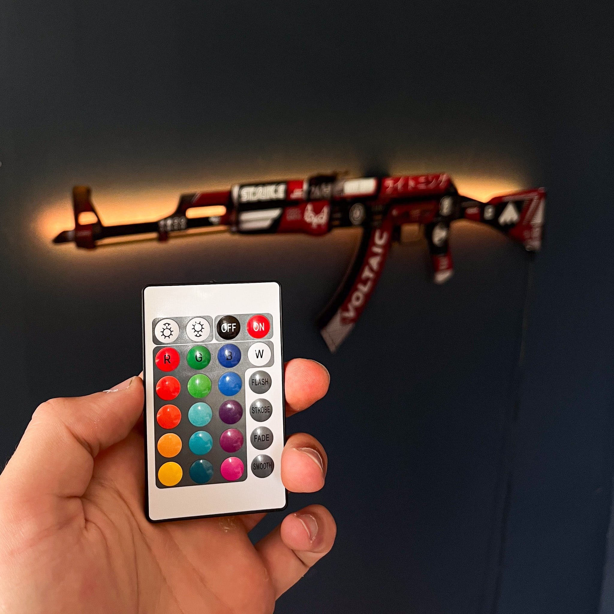 AK 47 Bloodsport RGB Wall Art – CS GO