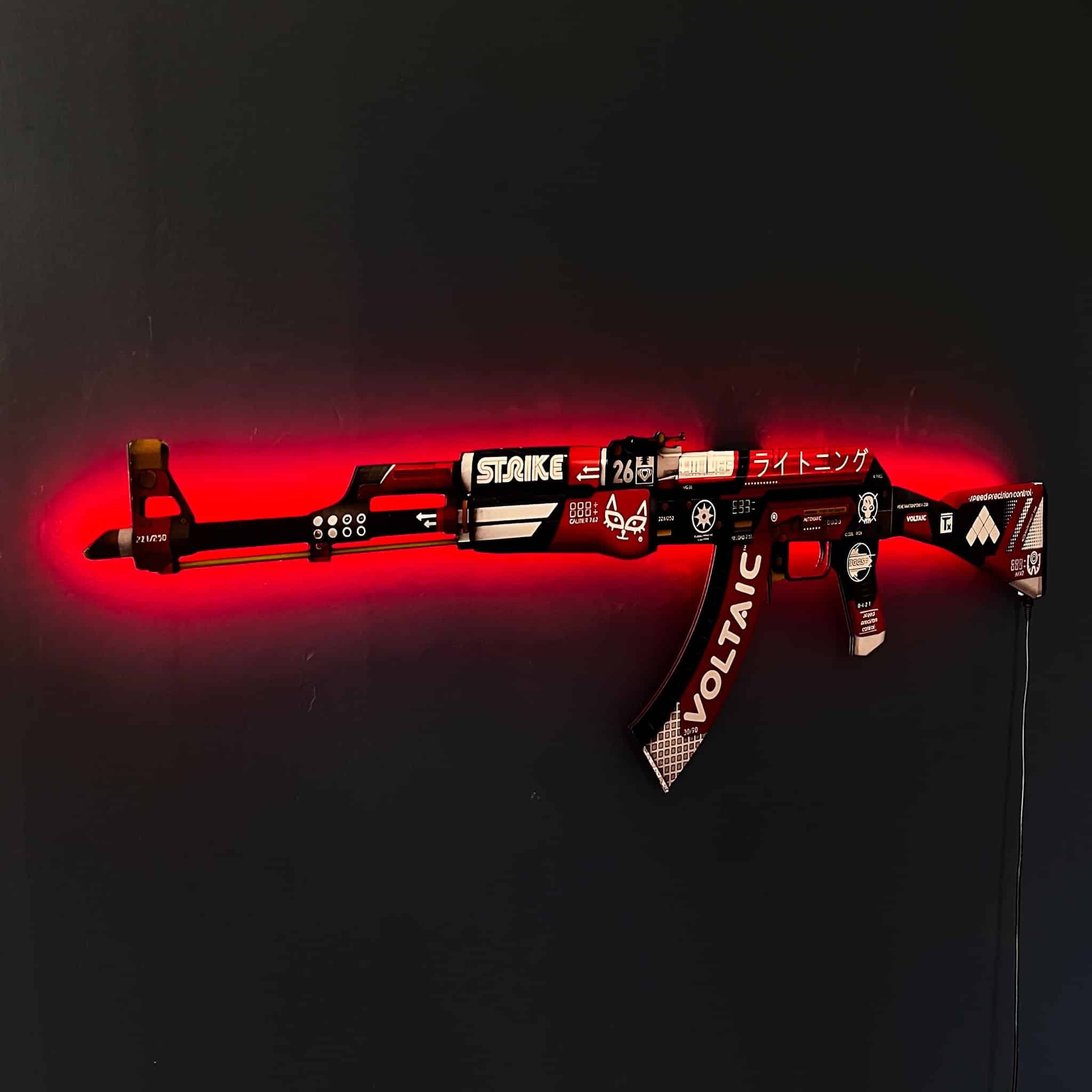 AK 47 Bloodsport RGB Wall Art – CS GO