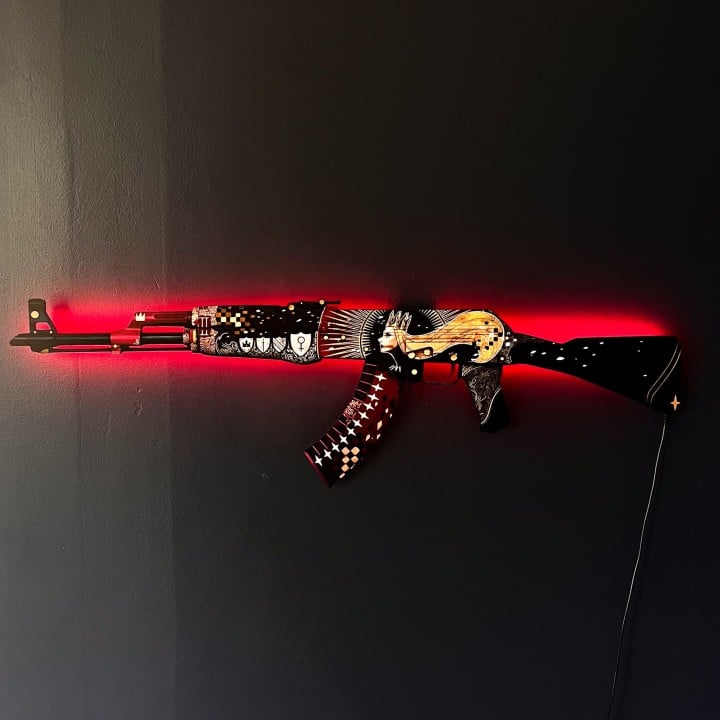 AK 47 Empress RGB Wall Art – CS GO