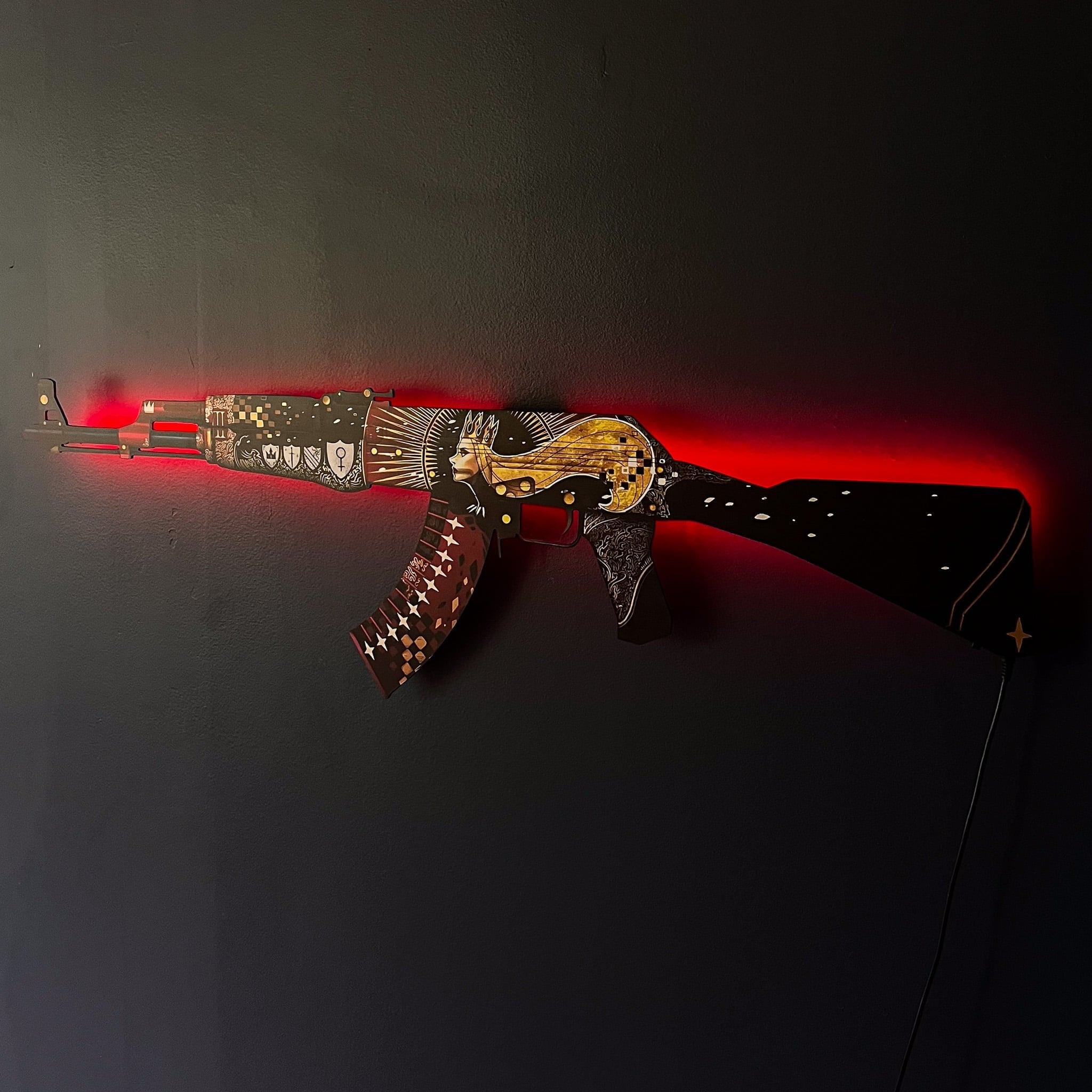 AK 47 Empress RGB Wall Art – CS GO