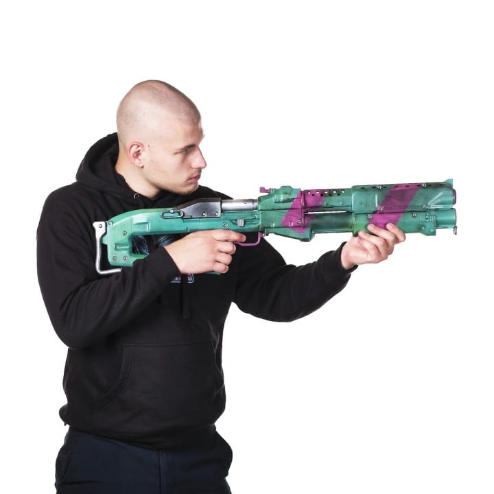 Guts Rebeccas Shotgun Prop Replica From Cyberpunk 2077 By Blasters4Masters