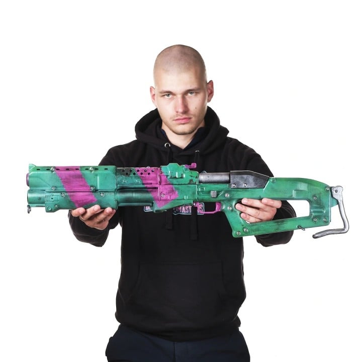 Guts Rebeccas Shotgun Prop Replica From Cyberpunk 2077 By Blasters4Masters 6