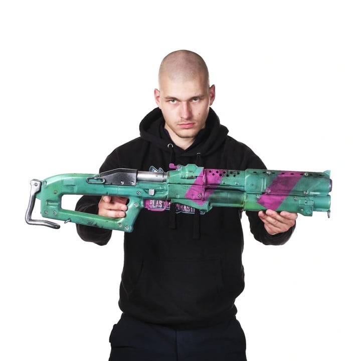 Guts Rebeccas Shotgun Prop Replica From Cyberpunk 2077 By Blasters4Masters 5