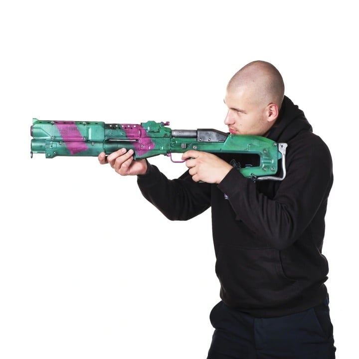 Guts Rebeccas Shotgun Prop Replica From Cyberpunk 2077 By Blasters4Masters 4