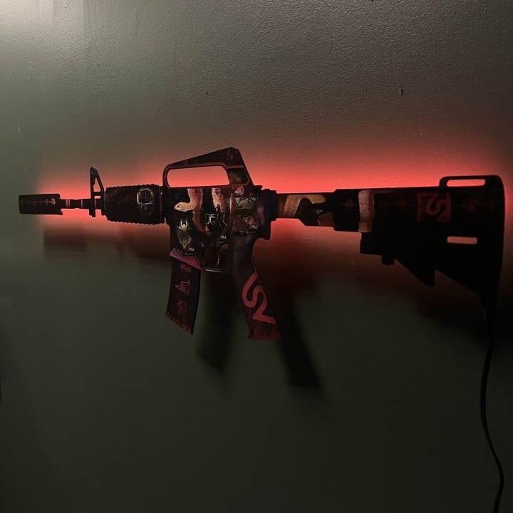 M4A1-S - Welcome to the Jungle RGB Wall Art by Blasters4masters (2)
