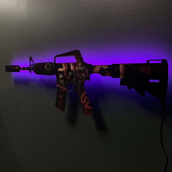 M4A1-S – Welcome to the Jungle RGB Wall Art bu Blasters4masters (21)