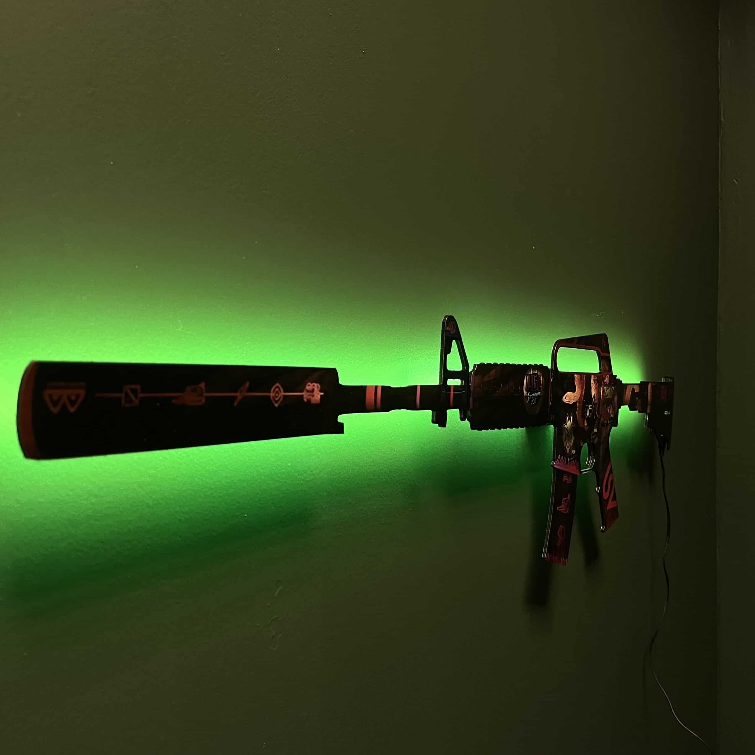 M4A1-S - Welcome to the Jungle RGB Wall Art by Blasters4masters (2)