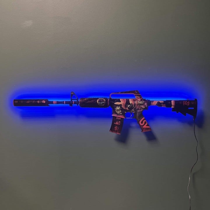 M4A1-S - Welcome to the Jungle RGB Wall Art by Blasters4masters (2)