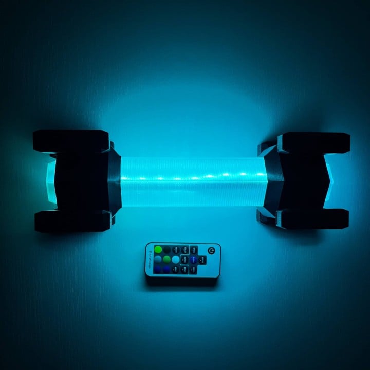 Handcrafted High-Intensity Flare from Deep Rock Galactic with RGB lighting.