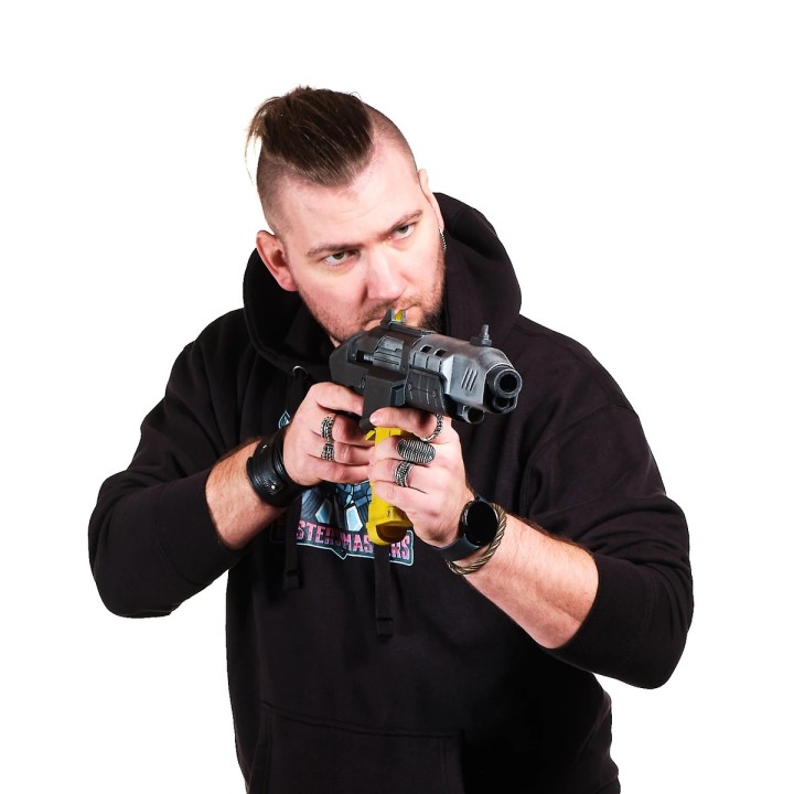 Crusher Replica Prop From Cyberpunk 2077 By Blasters4Masters 2