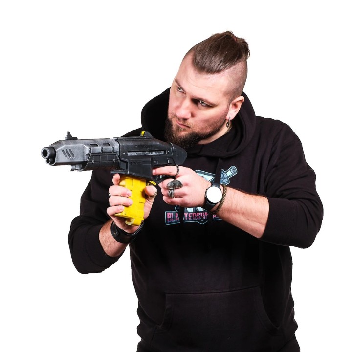 Crusher Replica Prop From Cyberpunk 2077 By Blasters4Masters 3