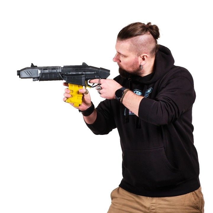 Crusher Replica Prop From Cyberpunk 2077 By Blasters4Masters 4