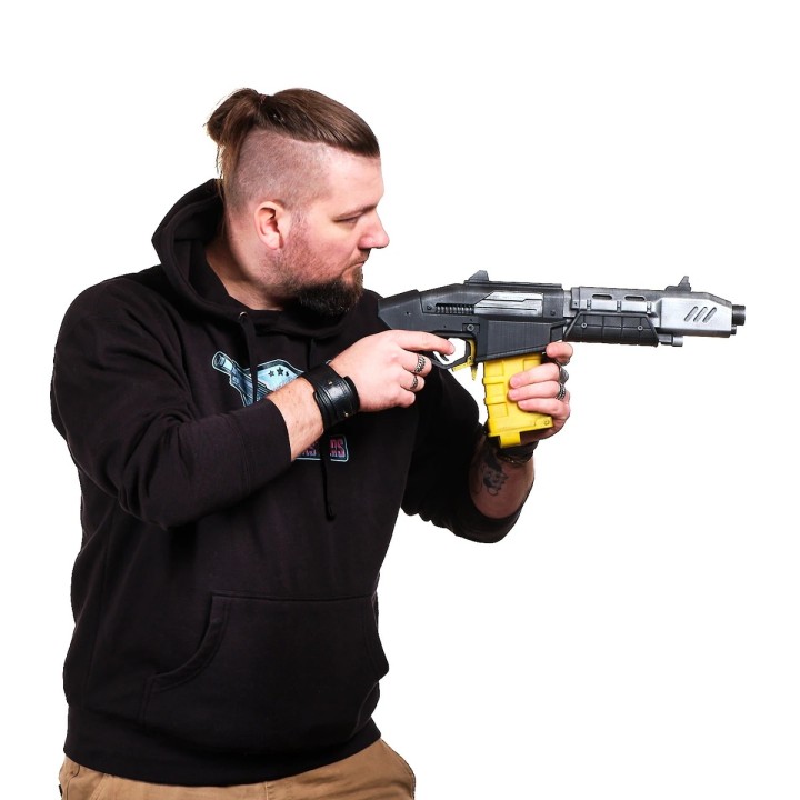 Crusher Replica Prop From Cyberpunk 2077 By Blasters4Masters