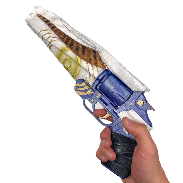Igneous Hammer with a Shattered Sinew Shader prop replica Destiny 2 by Blasters4Masters