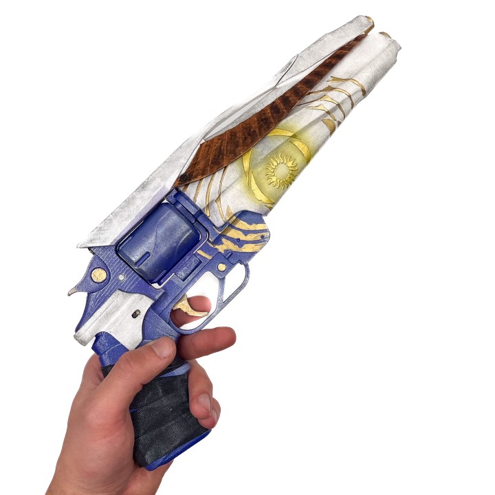 Igneous Hammer with a Shattered Sinew Shader prop replica Destiny 2 by Blasters4Masters